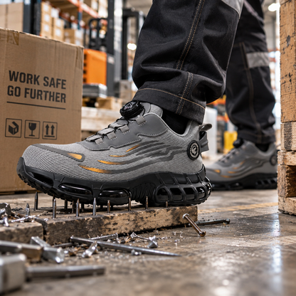 SteelGuard – S3 Work Safety Shoes with Steel Toe & BOA Dial Closure