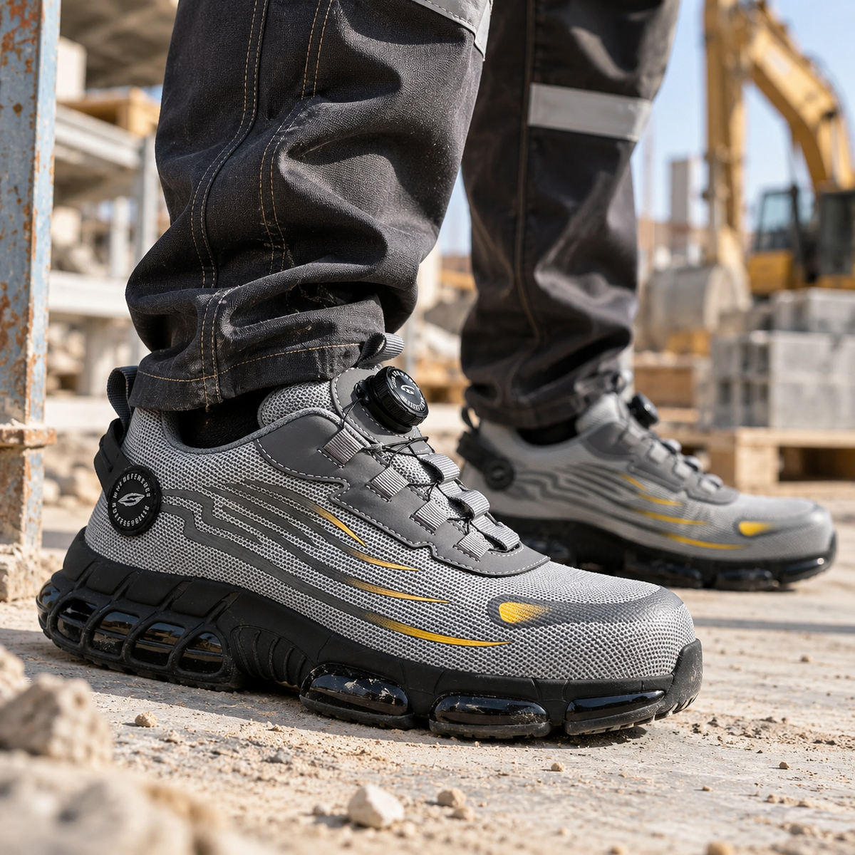 SteelGuard – S3 Work Safety Shoes with Steel Toe & BOA Dial Closure